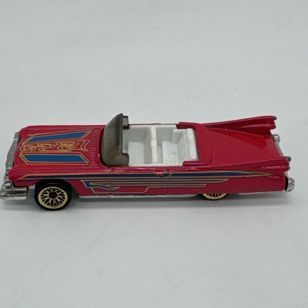 Hot Wheels '59 Cadillac Convertible Red 1989 Mattel